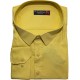 Camasa barbateasca maneca lunga galben uni