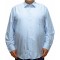 Camasa  barbateasca  maneca lunga bleu deschis  uni