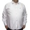 Camasa barbateasca maneca lunga alba cu imprimeu