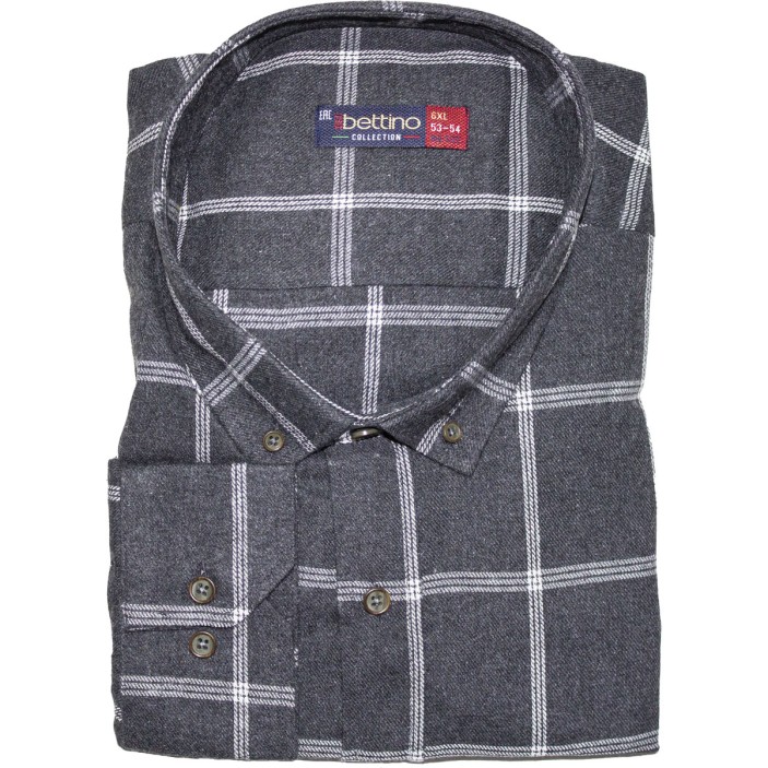 Camasa barbateasca groasa maneca lunga neagra in carouri