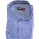 Camasa barbateasca in maneca scurta bleu inchis uni in