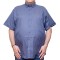 Camasa barbateasca maneca scurta bleumarin cu imprimeu clasic