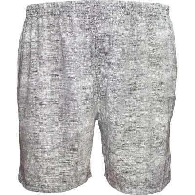 Chiloti albi cu imprimeu, croiala clasica