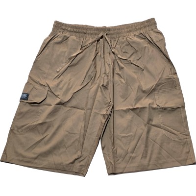 Pantaloni din doc trei sferturi bej pentru barbati, croiala clasica