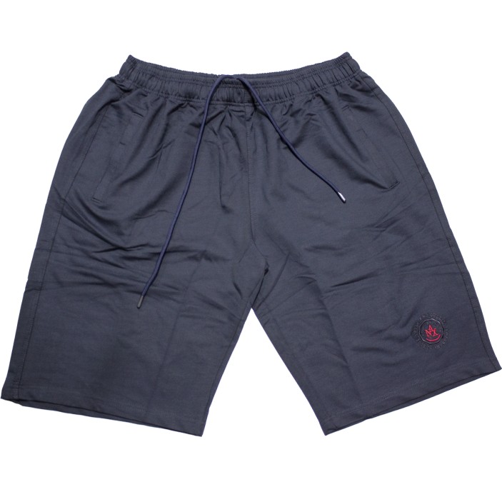 Pantaloni trening trei sferturi bleumarin pentru barbati, croiala clasica Pantaloni trening trei sferturi bleumarin pentru barbati, croiala clasica