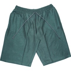 Pantaloni trening trei sferturi verde pentru barbati, croiala clasica
