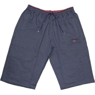 Pantaloni trening trei sferturi bleumarin pentru barbati, croiala clasica