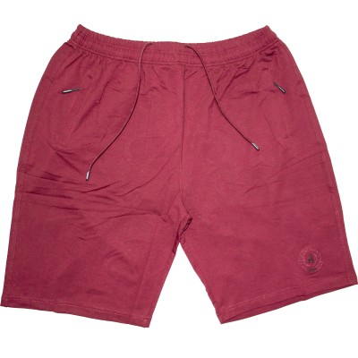 Pantaloni trening trei sferturi visiniu pentru barbati, croiala clasica