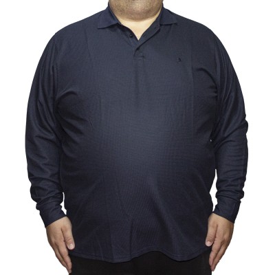 Bluza barbatesca bleumarin cu guler