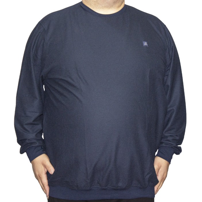 Bluza barbatesca bleumarin la baza gatului