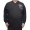 Bluza barbatesca neagra cu anchior si cu imprimeu