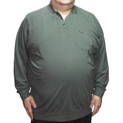 Bluza barbatesca verde cu guler