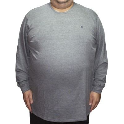 Bluza barbatesca gri la baza gatului