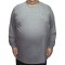 Bluza barbatesca gri la baza gatului