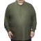 Bluza barbatesca kaki cu guler