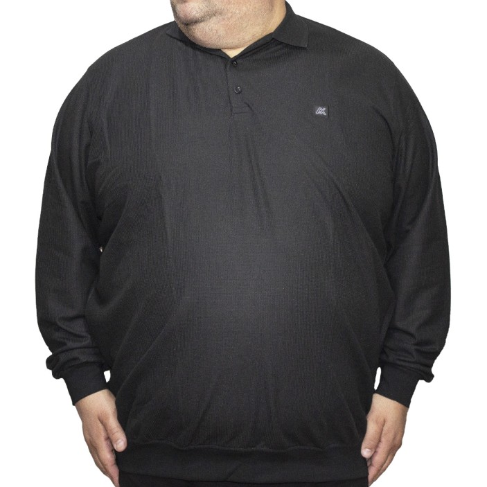 Bluza barbatesca negru cu guler