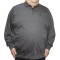 Bluza barbatesca negru - gri cu guler si cu imprimeu