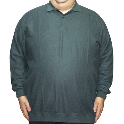 Bluza barbatesca verde cu guler
