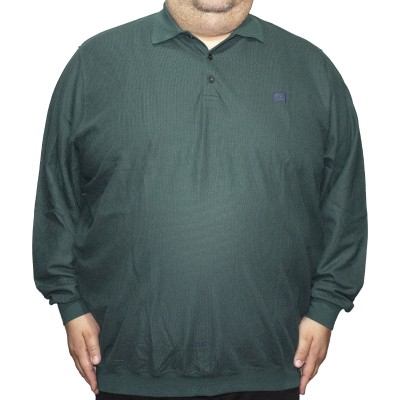 Bluza barbatesca verde cu guler si cu imprimeu