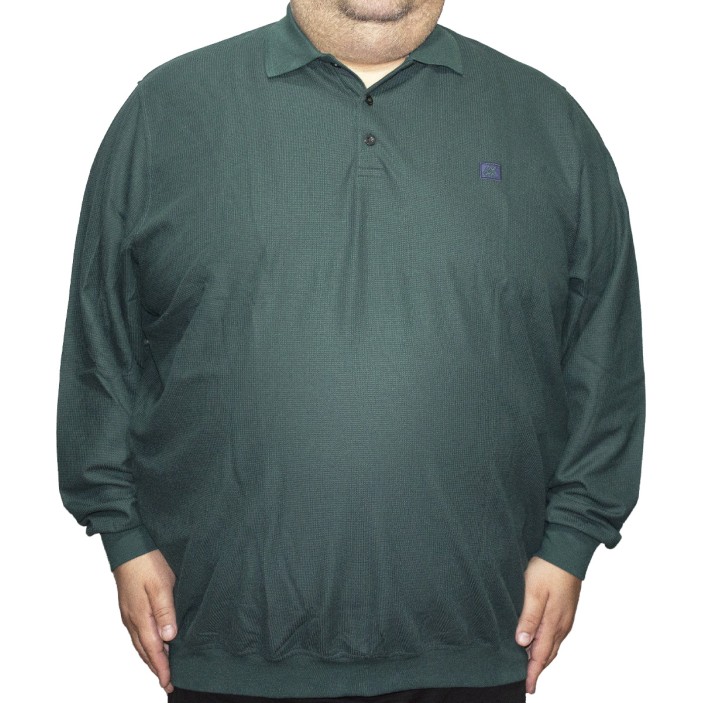 Bluza barbatesca verde cu guler si cu imprimeu