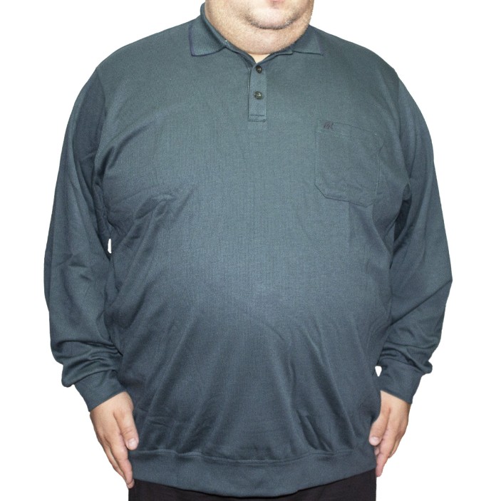 Bluza barbatesca verde - petrol cu guler si cu imprimeu