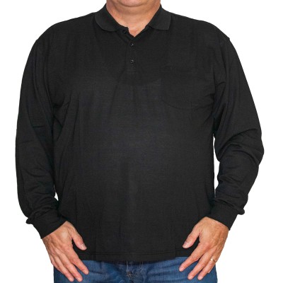 Bluza barbatesca neagra cu guler