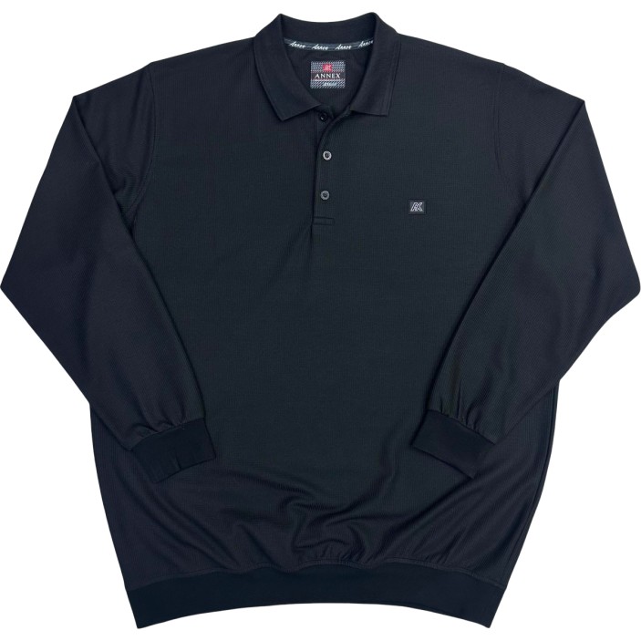 Bluza barbatesca negru cu guler