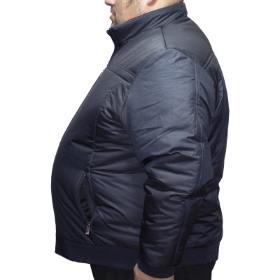 Geaca barbati de iarna bleumarin din fas