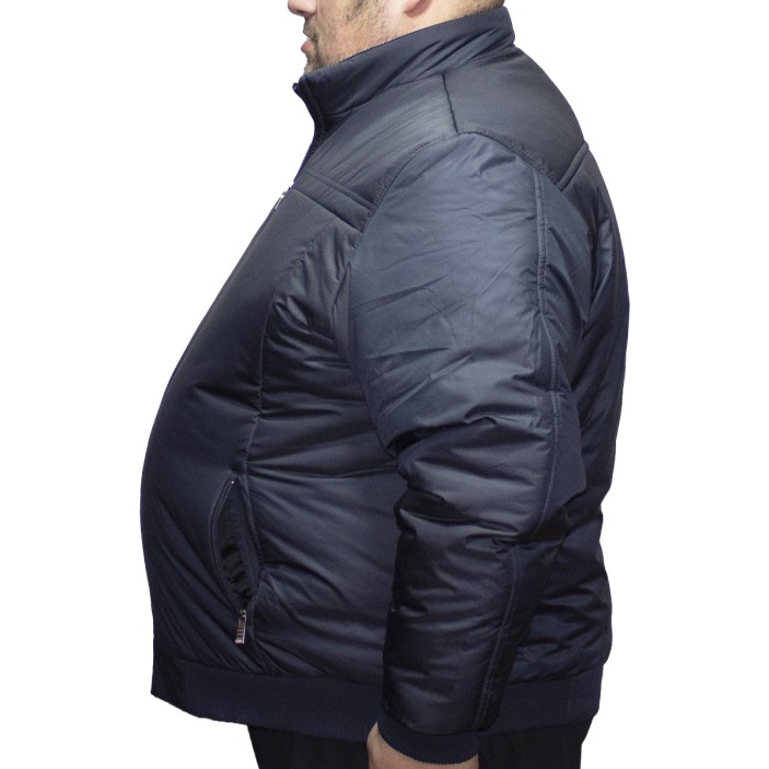 Geaca barbati de iarna bleumarin din fas