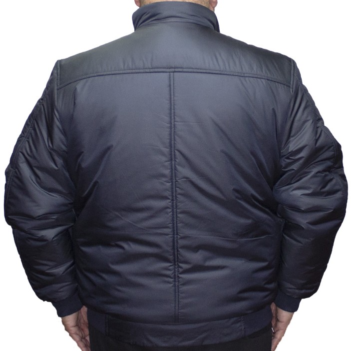 Geaca barbati de iarna bleumarin din fas