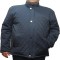 Geaca barbati de iarna bleumarin matlasata clasic