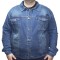 Geaca toamna barbati din blug albastru deschis 