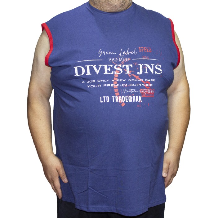 Maieu bleumarin cu imprimeu croiala clasica