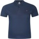 Tricou barbatesc bleumarin cu guler, croiala clasica