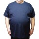 Tricou barbatesc bleumarin simplu, croiala clasica