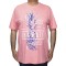 Tricou la baza gatului somon cu imprimeu 