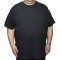 Tricou barbatesc negru simplu, croiala clasica