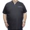 Tricou barbatesc polo negru, croiala clasica