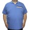 Tricou barbatesc polo albastru , croiala clasica