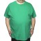 Tricou barbatesc verde simplu, croiala clasica