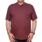 Tricou visiniu cu guler