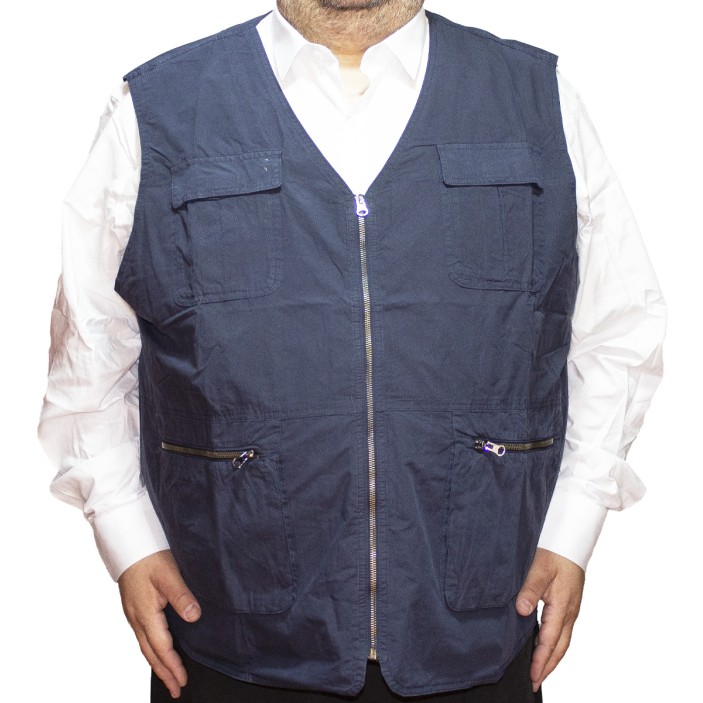 Vesta subtire barbateasca bleumarin din doc